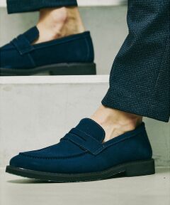 レザー コインローファー