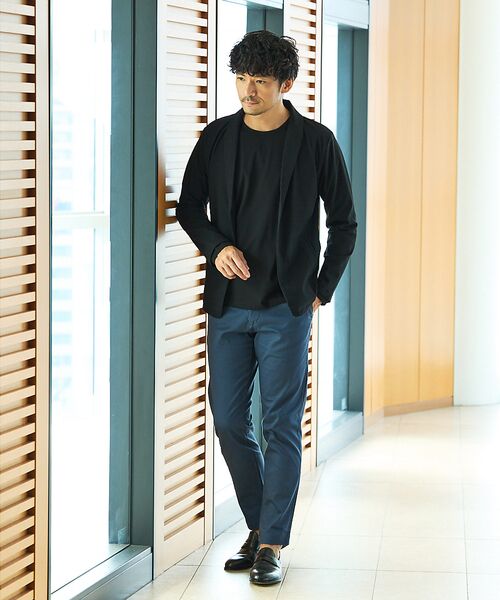 ABAHOUSE / アバハウス ブルゾン | ハニカムメッシュ ショールブルゾン | 詳細17