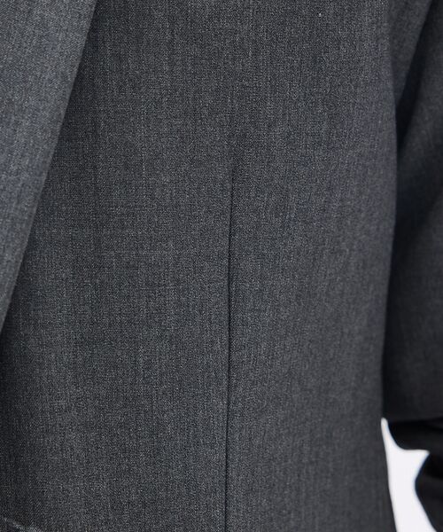ABAHOUSE / アバハウス テーラードジャケット | 【上下2点セット/セットアップ対応】シルキータッチ ウォッシャブル セットアップ | 詳細1