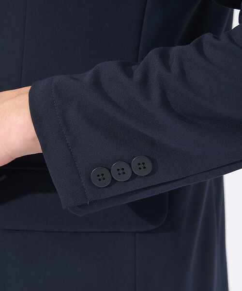 ABAHOUSE / アバハウス テーラードジャケット | 【上下2点セット/セットアップ対応】シルキータッチ ウォッシャブル セットアップ | 詳細8