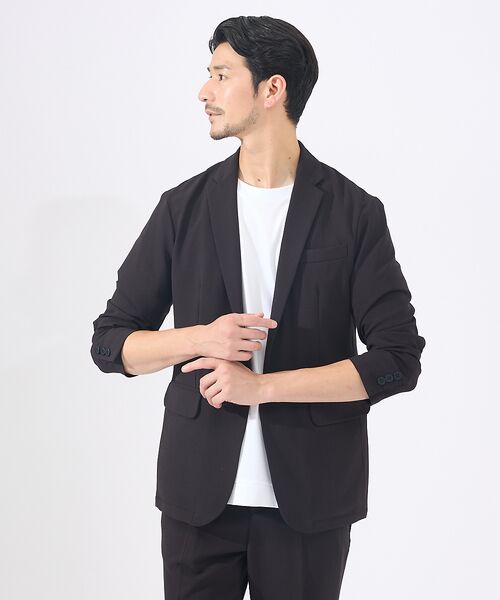 ABAHOUSE / アバハウス テーラードジャケット | 【上下2点セット/セットアップ対応】シルキータッチ ウォッシャブル セットアップ | 詳細24