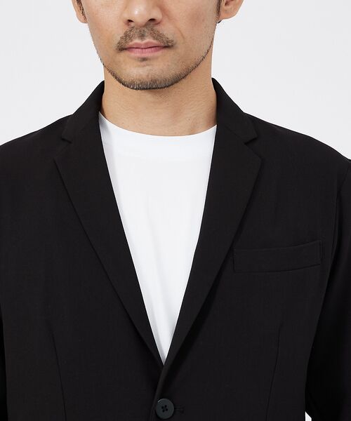 ABAHOUSE / アバハウス テーラードジャケット | 【上下2点セット/セットアップ対応】シルキータッチ ウォッシャブル セットアップ | 詳細26