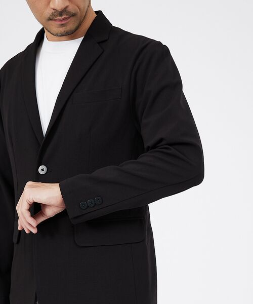 ABAHOUSE / アバハウス テーラードジャケット | 【上下2点セット/セットアップ対応】シルキータッチ ウォッシャブル セットアップ | 詳細27