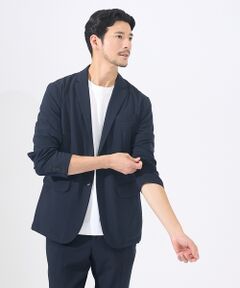 ABAHOUSE / アバハウス テーラードジャケット | 【セットアップ対応】シルキータッチ ウォッシャブル ジャケット