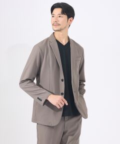 ABAHOUSE / アバハウス テーラードジャケット | 【セットアップ対応】シルキータッチ ウォッシャブル ジャケット