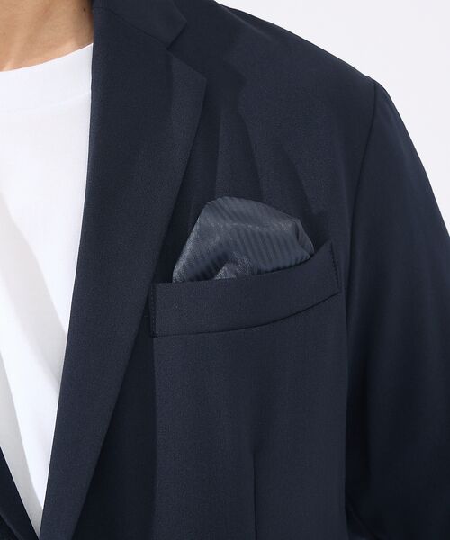 ABAHOUSE / アバハウス テーラードジャケット | 【セットアップ対応】シルキータッチ ウォッシャブル ジャケット | 詳細12