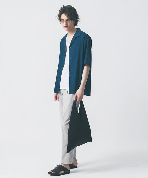 ABAHOUSE / アバハウス シャツ・ブラウス | 【AH ABAHOUSE】ダイヤ柄 シアーストレッチ 半袖シャツ | 詳細11