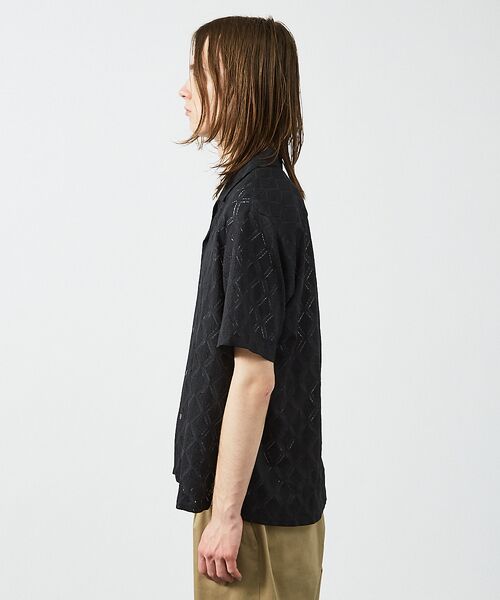 ABAHOUSE / アバハウス シャツ・ブラウス | 【AH ABAHOUSE】ダイヤ柄 シアーストレッチ 半袖シャツ | 詳細14