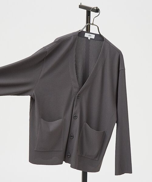 ABAHOUSE / アバハウス カーディガン・ボレロ | 【AH ABAHOUSE/セットアップ対応】プリーツ カーディガン | 詳細3