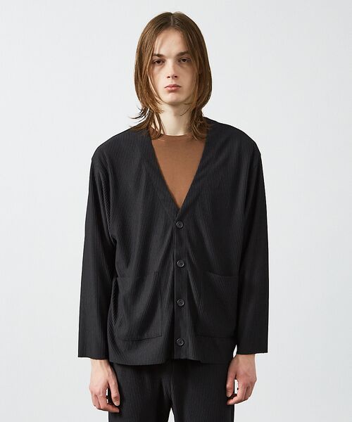 ABAHOUSE / アバハウス カーディガン・ボレロ | 【AH ABAHOUSE/セットアップ対応】プリーツ カーディガン | 詳細5