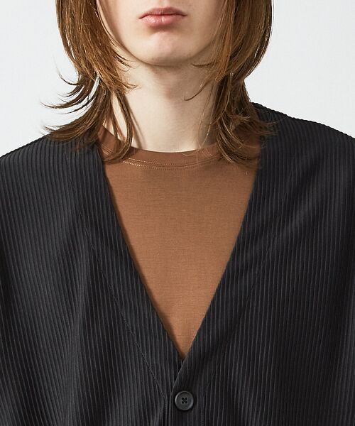 ABAHOUSE / アバハウス カーディガン・ボレロ | 【AH ABAHOUSE/セットアップ対応】プリーツ カーディガン | 詳細8
