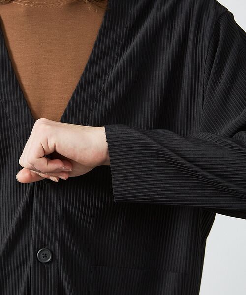 ABAHOUSE / アバハウス カーディガン・ボレロ | 【AH ABAHOUSE/セットアップ対応】プリーツ カーディガン | 詳細9