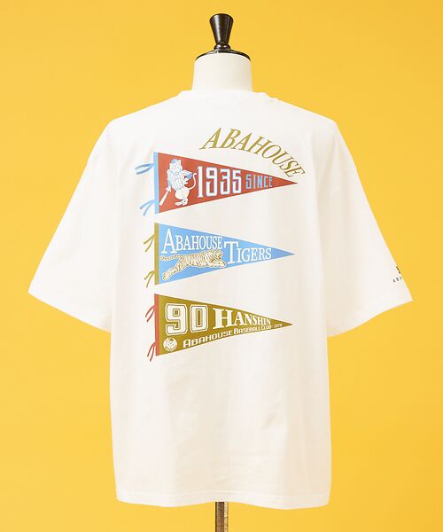 ABAHOUSE/アバハウス 【阪神タイガース×アバハウス】コラボレーションTシャツ ホワイト L ABAHOUSE/アバハウス 【阪神タイガース×アバハウス】コラボレーションTシャツ ホワイト L