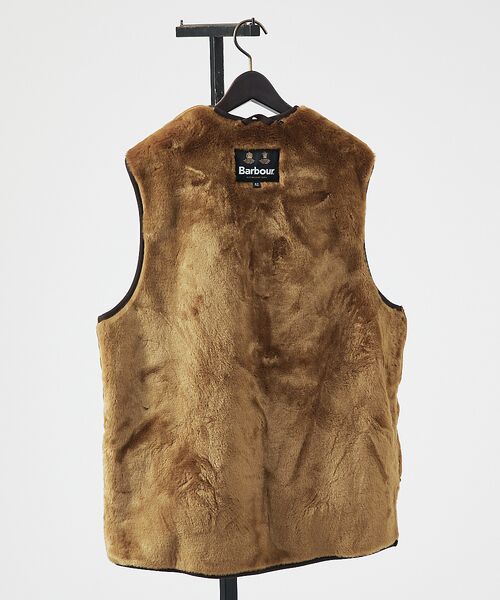 ABAHOUSE / アバハウス ベスト | 【BARBOUR / バブアー】フロントジップ ファー ライナー ベスト | 詳細1