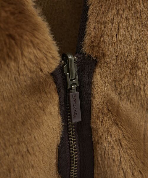 ABAHOUSE / アバハウス ベスト | 【BARBOUR / バブアー】フロントジップ ファー ライナー ベスト | 詳細4