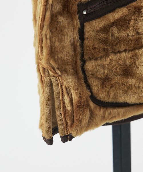 ABAHOUSE / アバハウス ベスト | 【BARBOUR / バブアー】フロントジップ ファー ライナー ベスト | 詳細7