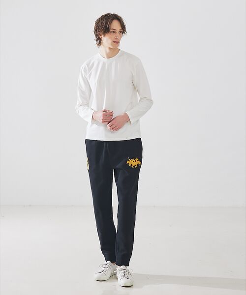 ABAHOUSE / アバハウス その他パンツ | 【POLO RALRHLAUREN】トリプルポニー フリース ジョガーパンツ | 詳細1