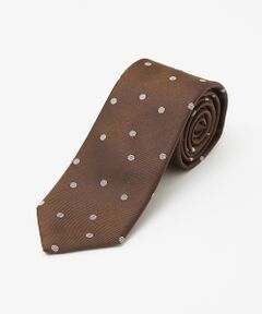 ABAHOUSE / アバハウス ネクタイ | シルクネクタイ ドット柄 / MADE IN JAPAN