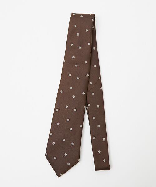 ABAHOUSE / アバハウス ネクタイ | シルクネクタイ ドット柄 / MADE IN JAPAN | 詳細1