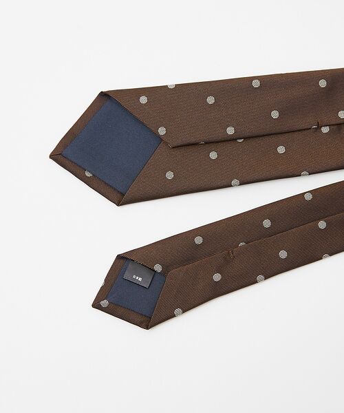 ABAHOUSE / アバハウス ネクタイ | シルクネクタイ ドット柄 / MADE IN JAPAN | 詳細3