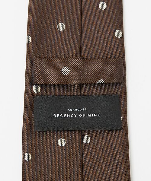 ABAHOUSE / アバハウス ネクタイ | シルクネクタイ ドット柄 / MADE IN JAPAN | 詳細4