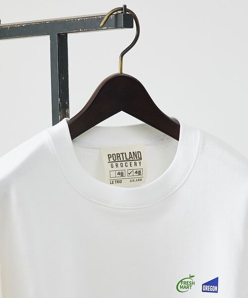 ABAHOUSE / アバハウス スウェット | 【PORTLAND-GROCERY】ロゴプリント クルーネックスウェット / L | 詳細3