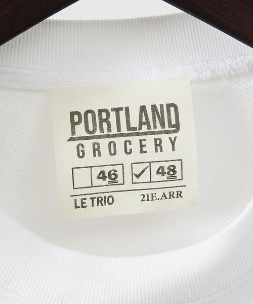 ABAHOUSE / アバハウス スウェット | 【PORTLAND-GROCERY】ロゴプリント クルーネックスウェット / L | 詳細4