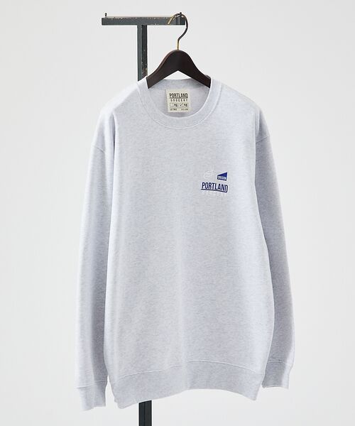 ABAHOUSE / アバハウス スウェット | 【PORTLAND-GROCERY】ロゴプリント クルーネックスウェット / L | 詳細11