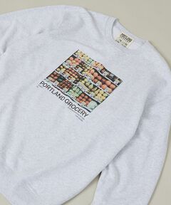 ABAHOUSE / アバハウス スウェット | 【PORTLAND-GROCERY】グラフィックプリント クルーネックスウェット