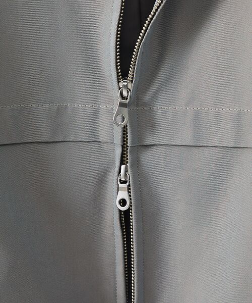 ABAHOUSE / アバハウス ブルゾン | シャンブレーツイル スタンドカラーブルゾン / ショートブルゾン | 詳細10