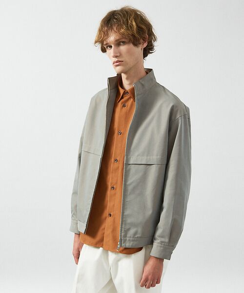 ABAHOUSE / アバハウス ブルゾン | シャンブレーツイル スタンドカラーブルゾン / ショートブルゾン | 詳細11