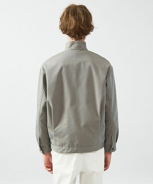 ABAHOUSE / アバハウス ブルゾン | シャンブレーツイル スタンドカラーブルゾン / ショートブルゾン | 詳細3