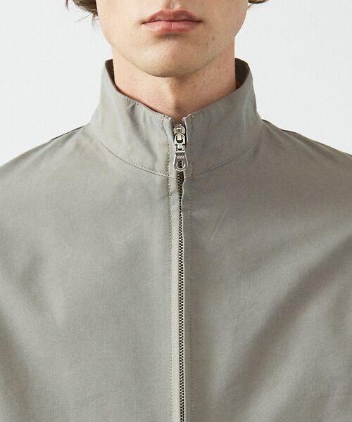 ABAHOUSE / アバハウス ブルゾン | シャンブレーツイル スタンドカラーブルゾン / ショートブルゾン | 詳細4