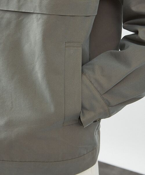 ABAHOUSE / アバハウス ブルゾン | シャンブレーツイル スタンドカラーブルゾン / ショートブルゾン | 詳細6
