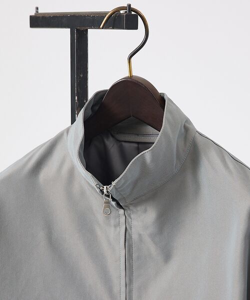 ABAHOUSE / アバハウス ブルゾン | シャンブレーツイル スタンドカラーブルゾン / ショートブルゾン | 詳細9
