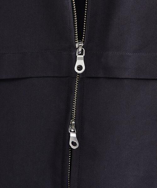 ABAHOUSE / アバハウス ブルゾン | シャンブレーツイル スタンドカラーブルゾン / ショートブルゾン | 詳細17