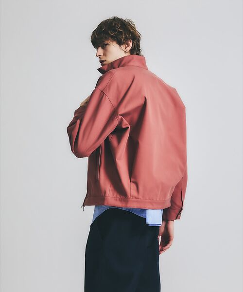 ABAHOUSE / アバハウス ブルゾン | シャンブレーツイル スタンドカラーブルゾン / ショートブルゾン | 詳細24