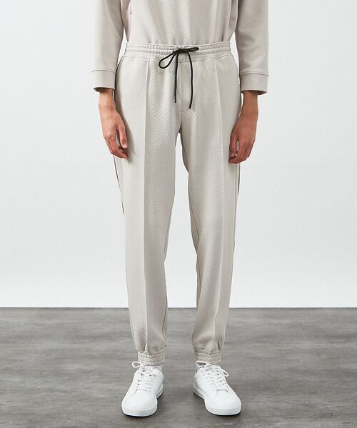 ABAHOUSE / アバハウス パンツ | 【セットアップ対応】カルゼダンボール ピンタック ジョガーパンツ / イージー | 詳細2