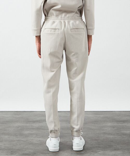 ABAHOUSE / アバハウス パンツ | 【セットアップ対応】カルゼダンボール ピンタック ジョガーパンツ / イージー | 詳細4