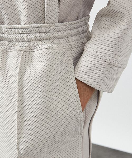 ABAHOUSE / アバハウス パンツ | 【セットアップ対応】カルゼダンボール ピンタック ジョガーパンツ / イージー | 詳細6