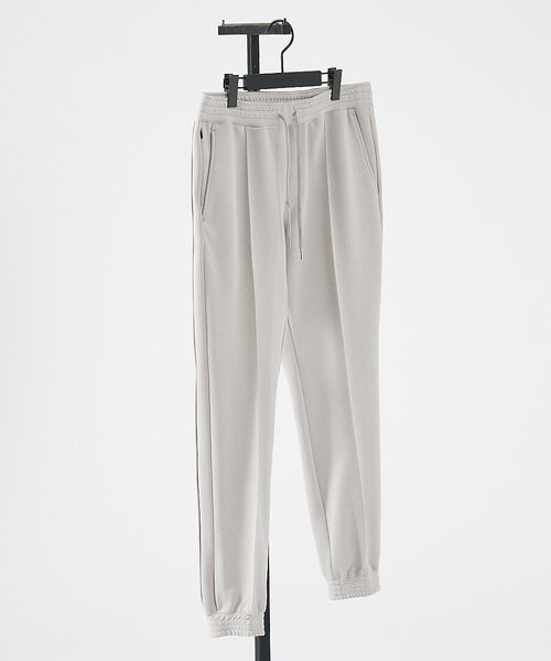 ABAHOUSE / アバハウス パンツ | 【セットアップ対応】カルゼダンボール ピンタック ジョガーパンツ / イージー | 詳細9