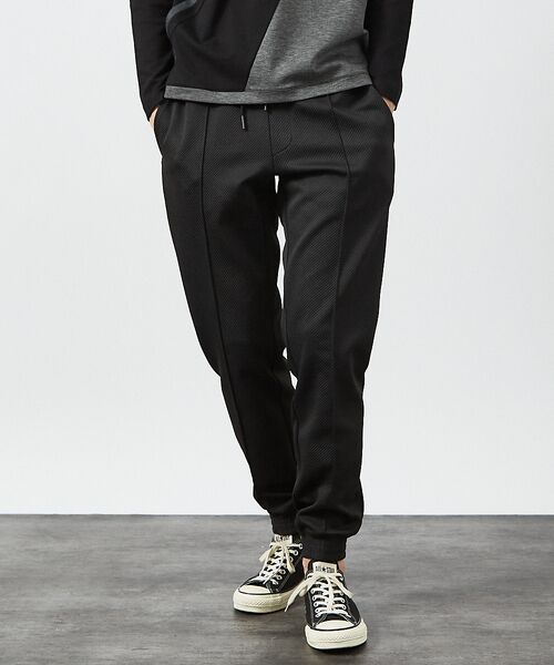 ABAHOUSE / アバハウス パンツ | 【セットアップ対応】カルゼダンボール ピンタック ジョガーパンツ / イージー | 詳細20