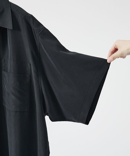 ABAHOUSE / アバハウス シャツ・ブラウス | セットアップ対応【i`m here/アイムヒアー】 オープンカラーシャツ / D | 詳細9