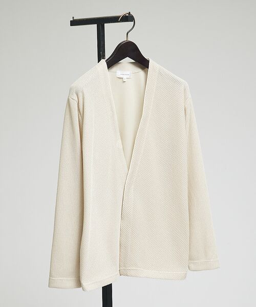 ABAHOUSE / アバハウス カーディガン・ボレロ | シアージャージー  2ボタン 比翼 カーディガン | 詳細2