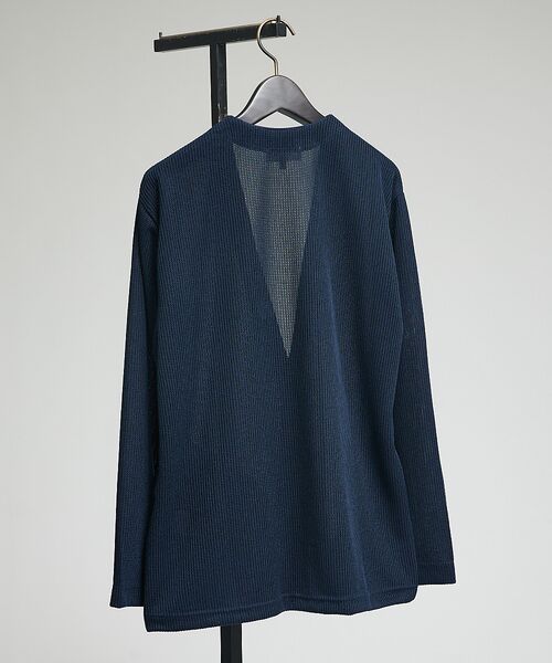 ABAHOUSE / アバハウス カーディガン・ボレロ | シアージャージー  2ボタン 比翼 カーディガン | 詳細5