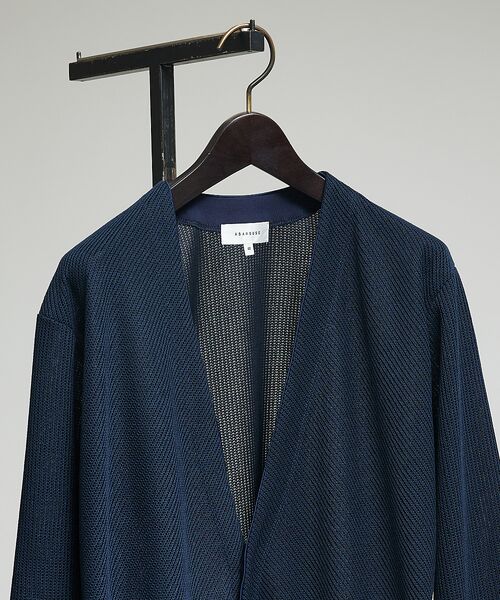 ABAHOUSE / アバハウス カーディガン・ボレロ | シアージャージー  2ボタン 比翼 カーディガン | 詳細6