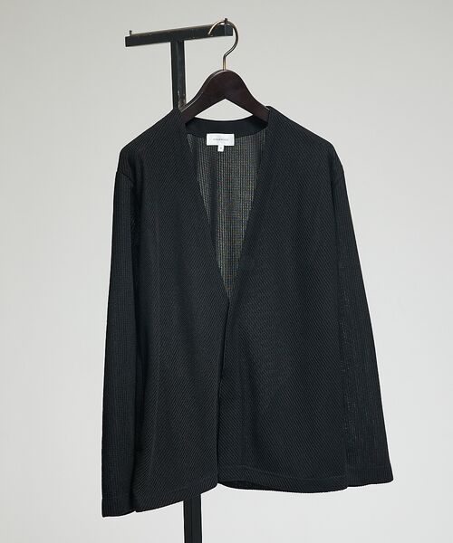 ABAHOUSE / アバハウス カーディガン・ボレロ | シアージャージー  2ボタン 比翼 カーディガン | 詳細16