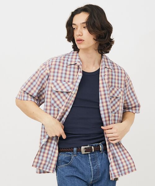 ABAHOUSE/アバハウス 【PENDLETON/ペンドルトン】Open Collar Shirt/オープン ピンク系その他1 M ABAHOUSE/アバハウス 【PENDLETON/ペンドルトン】Open Collar Shirt/オープン ピンク系その他1 M