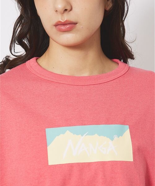 ABAHOUSE / アバハウス Tシャツ | 【NANGA/ナンガ】ECO HYBRID BOX LOGO LS/ボックスロゴ | 詳細14
