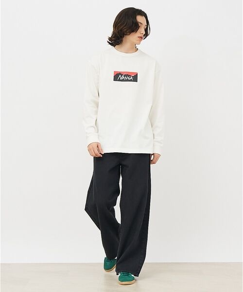 ABAHOUSE / アバハウス Tシャツ | 【NANGA/ナンガ】ECO HYBRID BOX LOGO LS/ボックスロゴ | 詳細2